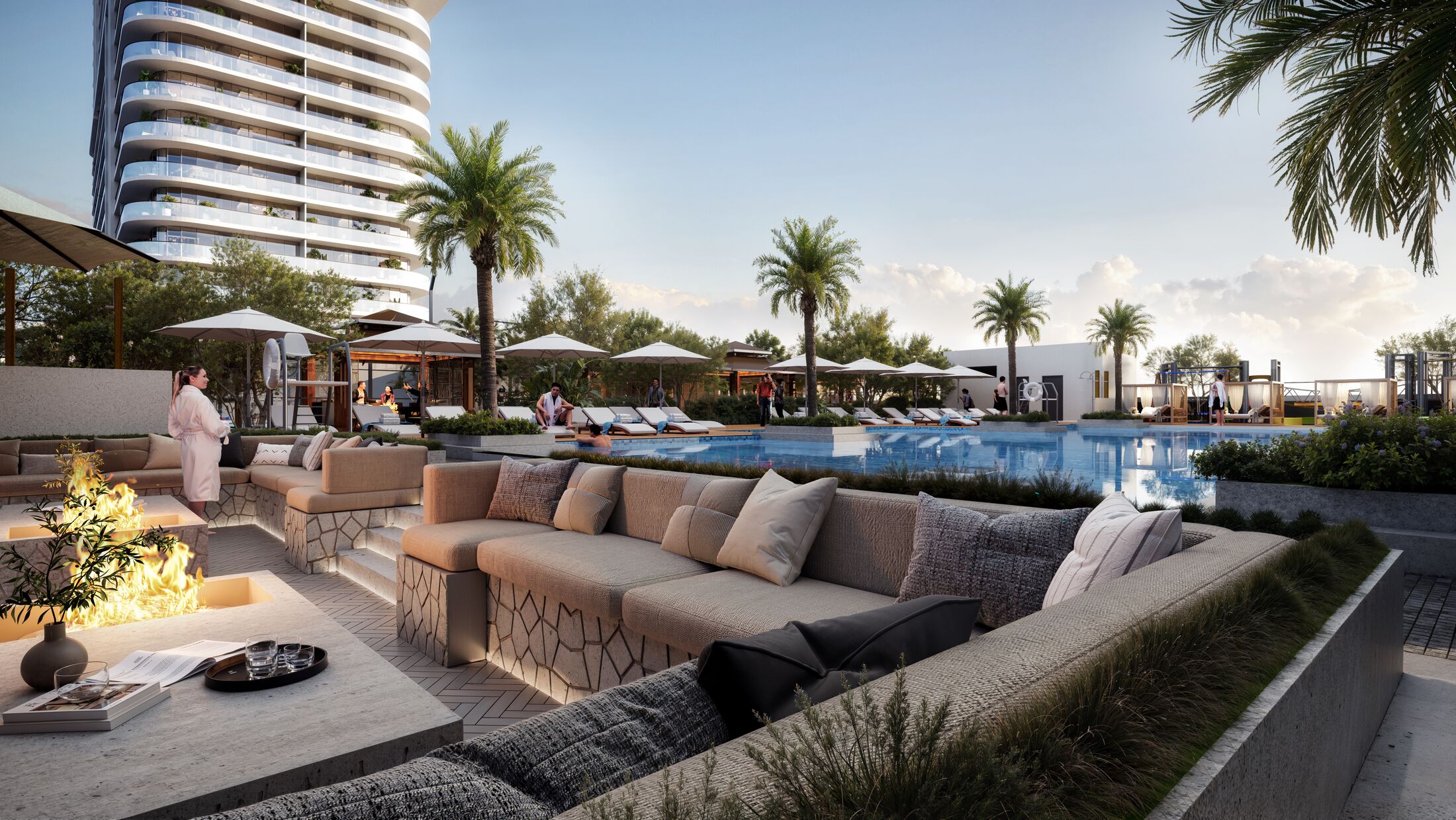 PENINSULA ONE и побережье Батуми на закате